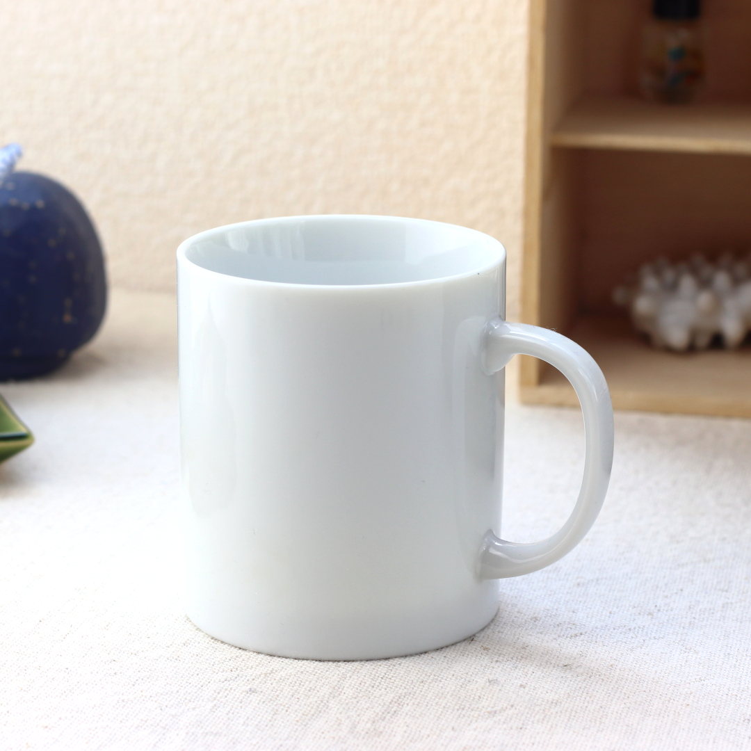美濃焼シンプルマグカップ 280ml 日本製 美濃焼 マグ マグカップ オフィス コーヒー コーヒーカップ 紅茶 喫茶店 和モダン和風 男性 大容量 イタリアン フレンチ 白 白いマグ