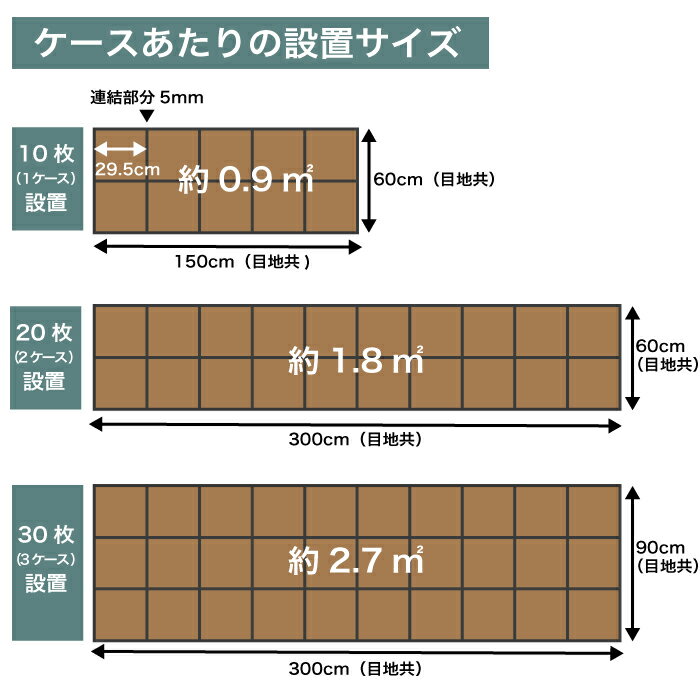 ジョイントデッキシリーズ木目全色30枚セット販売