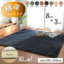【5月1日全品P10倍】ラグ 防音 ボリューム へたりにくい 無地 ホットカーペット対応 ふかふか あったか【グランド 185x300cm 全色】※代引き不可・...