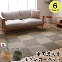 【5月1日全品P10倍】洗える ござ 日本製 国産 カーペット 丈夫 敷詰 ラグ 敷物 【ペットラフテル 6サイズ 各2色 】※代引き不可・メーカー直送品