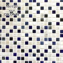 モザイクタイル シート 15×15mm キッチンタイル 300角 タイル 壁DIY タイルシート 洗面 おしゃれ 浴室 壁タイル デザインタイル【メルゲ 02 ...