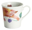 猫食器 モコ猫マグカップ ピンク(単品)【にゃん屋】