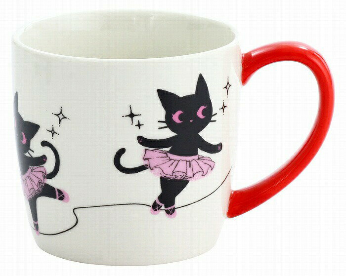 Ropiマグカップ バレエ猫雑貨【にゃん屋】
