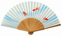 【メール便対応】扇子 流水金魚