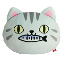 猫雑貨【にゃん屋】となりの3兄弟 もっちりフェイスクッションsabatora