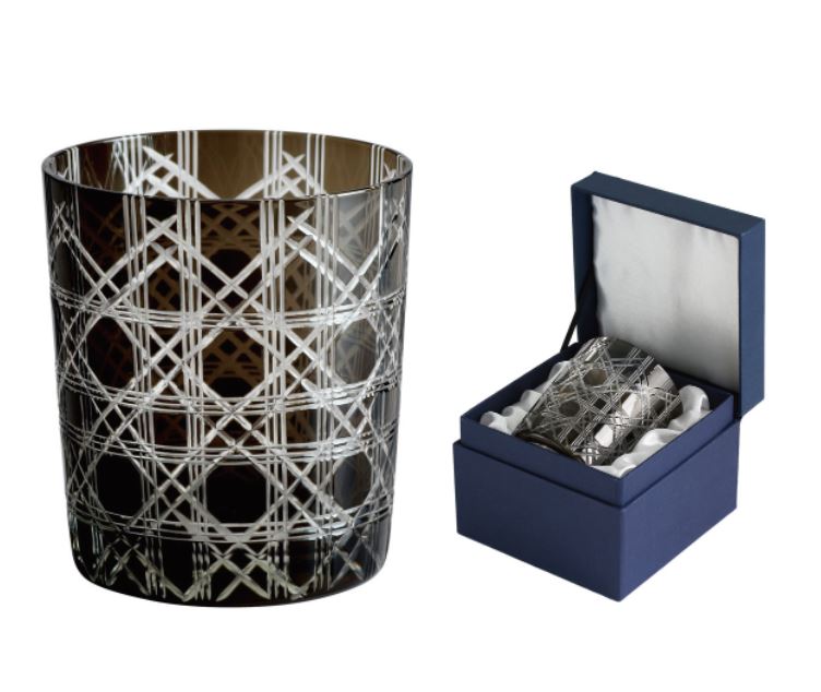 切子 - 切子ロックグラス 絆