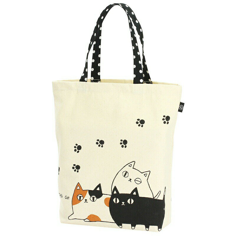 Rakuten - トートバッグ大 猫3兄弟 3匹【にゃん屋】