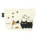 猫3兄弟ポーチ 3匹【にゃん屋】【メール便対応】