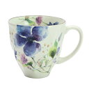 花水彩マグカップクレマチス【茶々彩々】