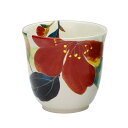 花かいろう湯呑 山茶花