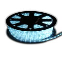 LEDイルミネーションチューブライト10mm*50m 1800球 カット単位2m『アクアブルー』パワーコード、エンドキャップ付属