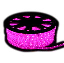 LEDイルミネーションチューブライト13mm*50m 1800球 カット単位2m『ピンク』