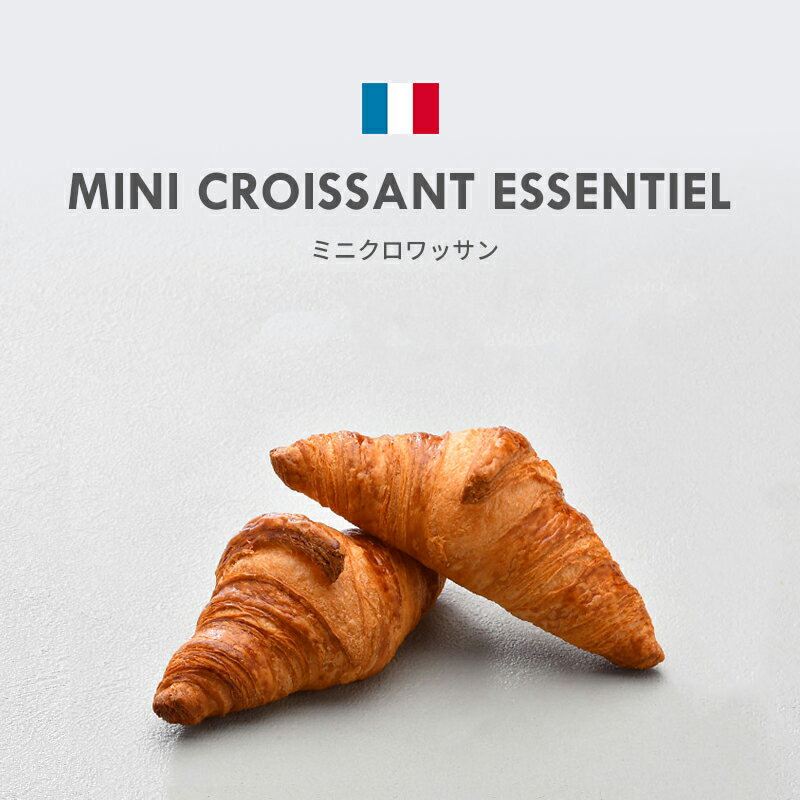 クロワッサン フランス産 ミニ クロワッサン25g×12個［冷凍］【2～3営業日以内に出荷】 冷凍パン パン ぱん フランス産 クロワッサン