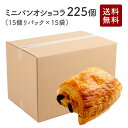 ベイクアップ 業務用 ミニパンオショコラ 30g×225個（15個リパック×15袋）［冷凍］【3〜4営業日以内に出荷】【送料無料】