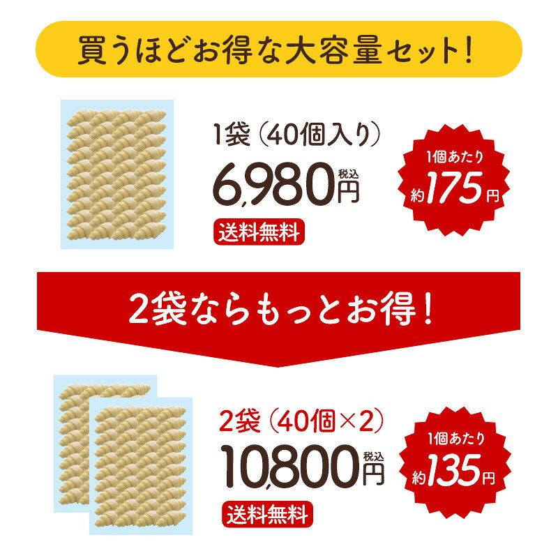 フランス産冷凍パン 40個～80個セット 選り取り2種（ミニクロワッサン25g・パンオショコラ25g）［冷凍のみ］【3〜4営業日以内に出荷】［ミニクロワッサンは予約販売：7月10日～15日の間に出荷］【送料無料】 cerestbread-10000632 セレストブレッド サンプル画像3