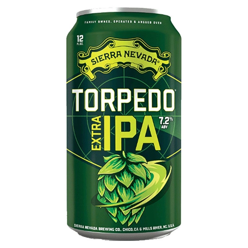 シエラネバダ トルピードエクストラIPA 355ml 7.2% ABV［冷蔵のみ］【3〜4営業日以内に出荷】Torpedo Extra IPA アメリカ Sierra Nevada