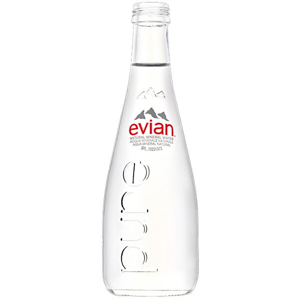 ≪エビアン≫グラスボトル330ml×1本