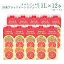 オルトジェル社 冷凍ブラッドオレンジジュース 1L×12本［冷凍 【3～4営業日以内に出荷】【送料無料】