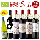 ［数量限定！酸化防止剤無添加ワイン1本プレゼント］お試し 全部 オーガニックワイン 赤ワイン 5本 セット オーガニック認証 ワインのみ ［常温］【4～5営業日以内に出荷】【送料無料】 [W][WT32] 金賞 ボルドー 母の日 父の日 ギフト