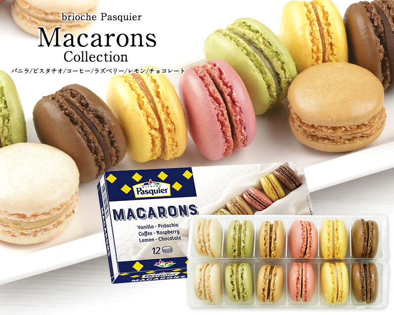 セレスト(cerest)のBRIOCHE PASQUIER［ブリオッシュ パスキエ］パスキエ マカロンコレクション （6種各2個）［冷凍のみ］ 【3〜4営業日以内に出荷】[B]｜アングル2