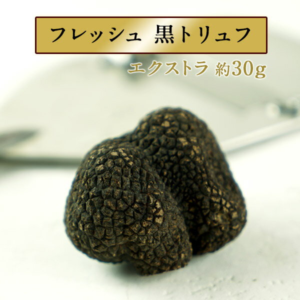 [予約販売][フレッシュ]黒トリュフ（1P＝約30g）不定貫商品[560円/1g再計算]［冷蔵］【送 ...