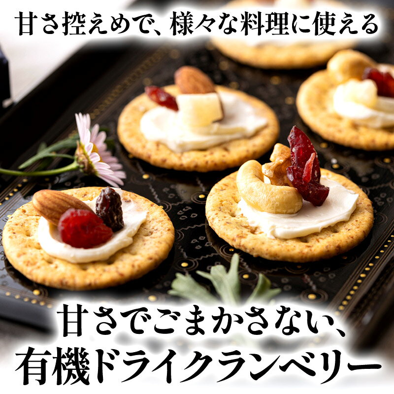 セレスト(cerest)の有機ドライクランベリー 500g ［常温/全温度帯可］【3〜4営業日以内に出荷】クランベリー 有機JAS オーガニック 食塩不使用 添加物不使用[R]｜アングル3