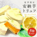 【夏はクールで発送安心】安納芋トリュフ塩レモンチョコレート(瀬戸田レモン使用)お中元 御中元 スイートポテト チョコ 洋菓子 和菓子 スイーツ 内祝い ギフト プレゼント 誕生日 ギフト 夏ギフト