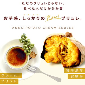 【送料込】種子島産100%安納芋のクレームブリュレ内祝いギフトプレゼントスイーツ秋スイーツ