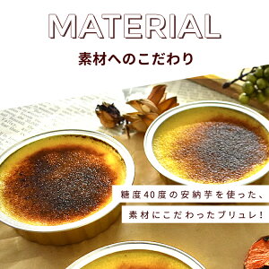 【送料込】種子島産100%安納芋のクレームブリュレ内祝いギフトプレゼントスイーツ秋スイーツ