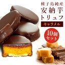 種子島産の安納芋のみを贅沢に使用したスイートポテトをベルギーチョコでコーティングしました。安納芋のクリーミーな甘さとチョコレートのマリアージュ。甘味と食感のハーモニーが絶妙の人気商品です。 商品詳細名称安納芋トリュフ 10個入り内容量 35g×10個原材料名安納芋、チョコレート、バター、砂糖、卵、小麦粉、洋酒、粉飴、生クリーム、香料、乳化剤（焼き上げている為、アルコールは飛ばしております） 原産国日本賞味期限製造日より21日保存方法直射日光は避け（20℃以下）で保存、到着後はチョコレートが溶けることがありますので冷蔵（10℃以下で保存をおすすめいたします。）お召し上がり方冷やして・常温・レンジで温めて配送温度帯冷蔵or冷凍メーカーsweet&nbsp;factory&nbsp;Cerise販売者sweet&nbsp;factory&nbsp;Ceriseアレルギー卵 / 乳 / 小麦 / 大豆 色々なシーンでご利用いただけます ■ 季節の贈り物・ギフト お年賀 新年会 成人式 桃の節句 ひな祭り 卒業 退職 退職記念 転勤 転職 端午の節句 こどもの日 母の日 父の日 お中元 御中元 夏祭り お盆 暑中見舞い 残暑見舞い 敬老の日 体育の日 七五三 ハロウィーン お歳暮 御歳暮 寒中見舞い 忘年会 ■ お祝い/内祝い 結婚内祝い 出産内祝い 入学内祝い 就職内祝い 昇格祝い 昇進祝い 快気内祝い お返し ■ プレゼント ホワイトデー 父の日誕生日 結婚記念日 ■ 慶事 結婚式 二次会 入園 入学 入学式 就職 叙勲 新築祝い 還暦祝 古希祝 喜寿祝 米寿祝 白寿祝 銀婚式 金婚式 ■ ご挨拶/お見舞い 年始のごあいさつ 引っ越し 暮れのごあいさつ 帰省土産 お見舞い 病気見舞 火事・火災見舞 ■ 弔事 お彼岸 お供え物 お引き物 粗供養 志 御供 御仏前 御霊前 法要供え物 法要お返し 粗品 ■ 法人様 景品 ゴルフコンペ お得意様まわり 開店祝い 開業祝い 忘年会 新年会 二次会 お持たせ 手土産 謝罪 周年記念 来客用 こういう方にご評価頂いただいております 甘い物好きな方 芋好きな方 和菓子好きな方 変わり種をお探しの方 チョコ好きな方 自然な甘さがお好きな方 こだわりがある方※デザインは予告なく変更する場合がございます。