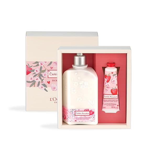 ロクシタン ボディミルク ロクシタン(L'OCCITANE) チェリーストロベリー ボディ&ハンド (ボディミルク+ハンドクリーム) ギフト 誕生日 人気 女性 男性 送別 プレゼント 母の日