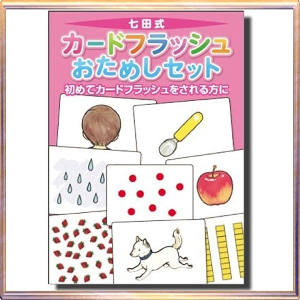 初めてのカードフラッシュに 「七田（しちだ）式カードフラッシュおためしセット」0歳から