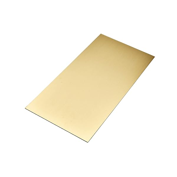 泰豊 真鍮板 縦100×横200×厚2mm│金属材料 真鍮板