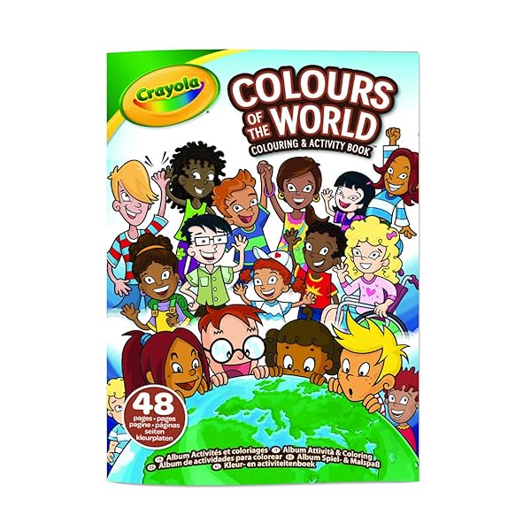 Crayola (クレヨラ) Colours of the World (カラー オブ ザ ワールド) - アルバムのアクティビティと塗り絵 48ページ 教育的アクティビティ 25-0717