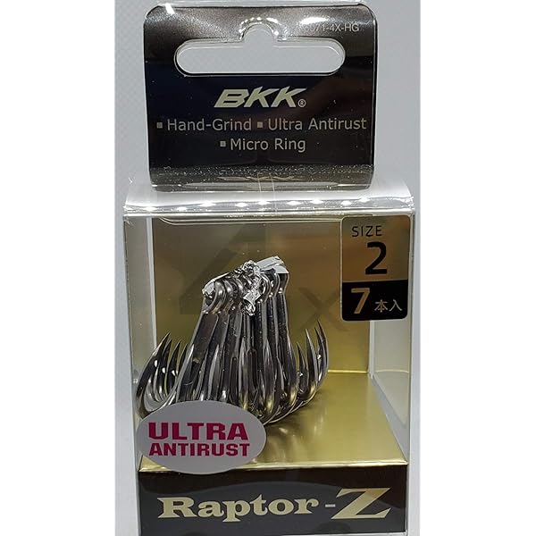 BKK Raptor-Z #2 6071-4X-HG / 7本入り 青物 GT ヒラマサ マグロ ダイビングペンシル ポッパー