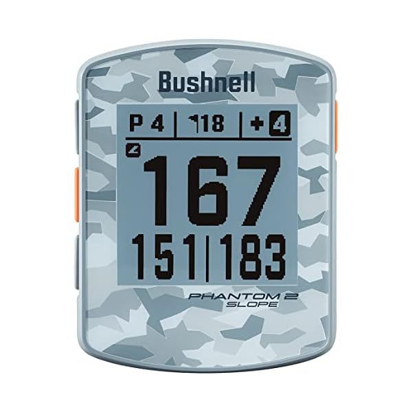 ゴルフ用GPS ブッシュネル（Bushnell） ゴルフ用GPSナビ ファントム2 スロープ CAMO （グレー/FF/Men's、Lady's）