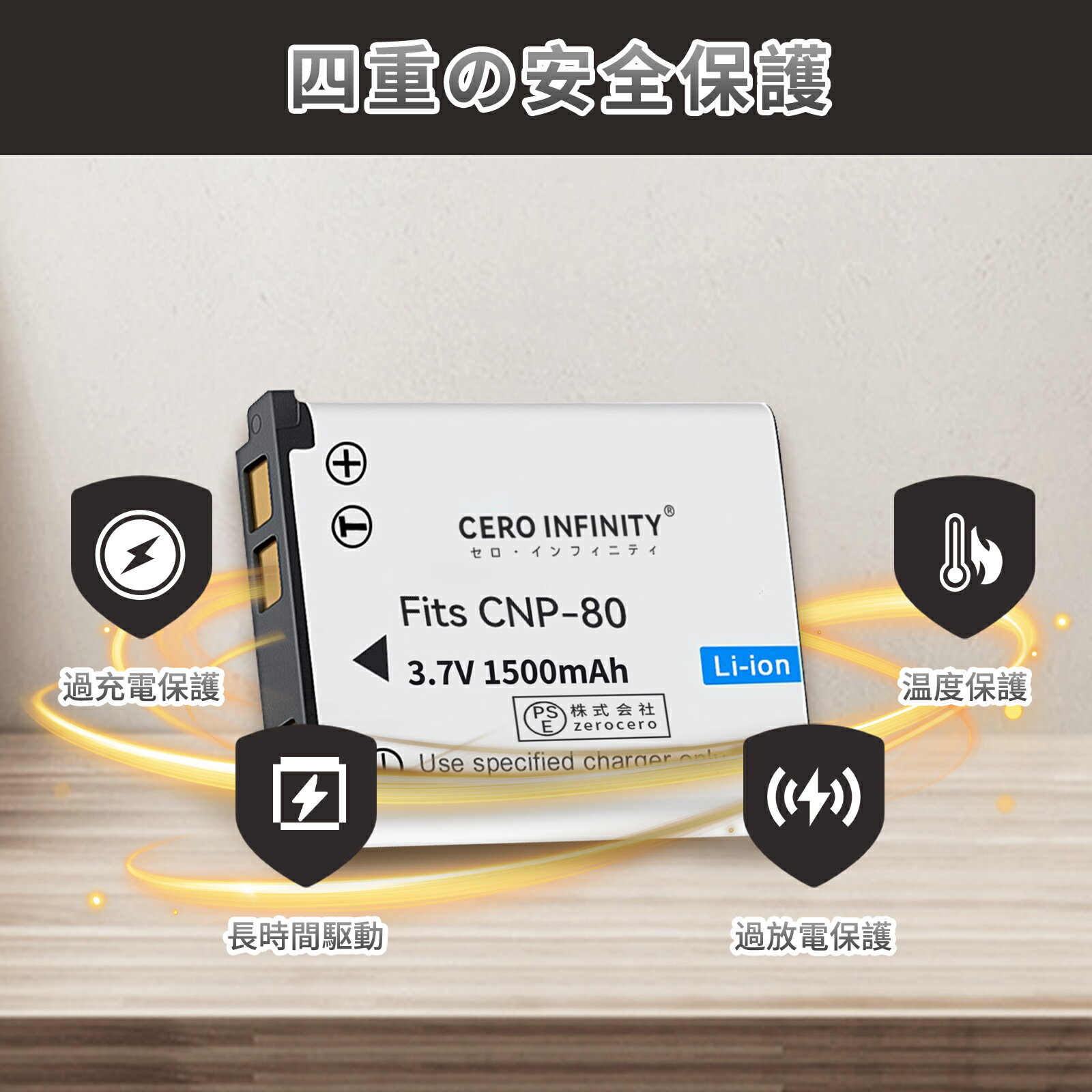 【P10倍&320円OFF】【1500mAh大容量】新品 CANON NP-45A 互換バッテリー 対応用 1...