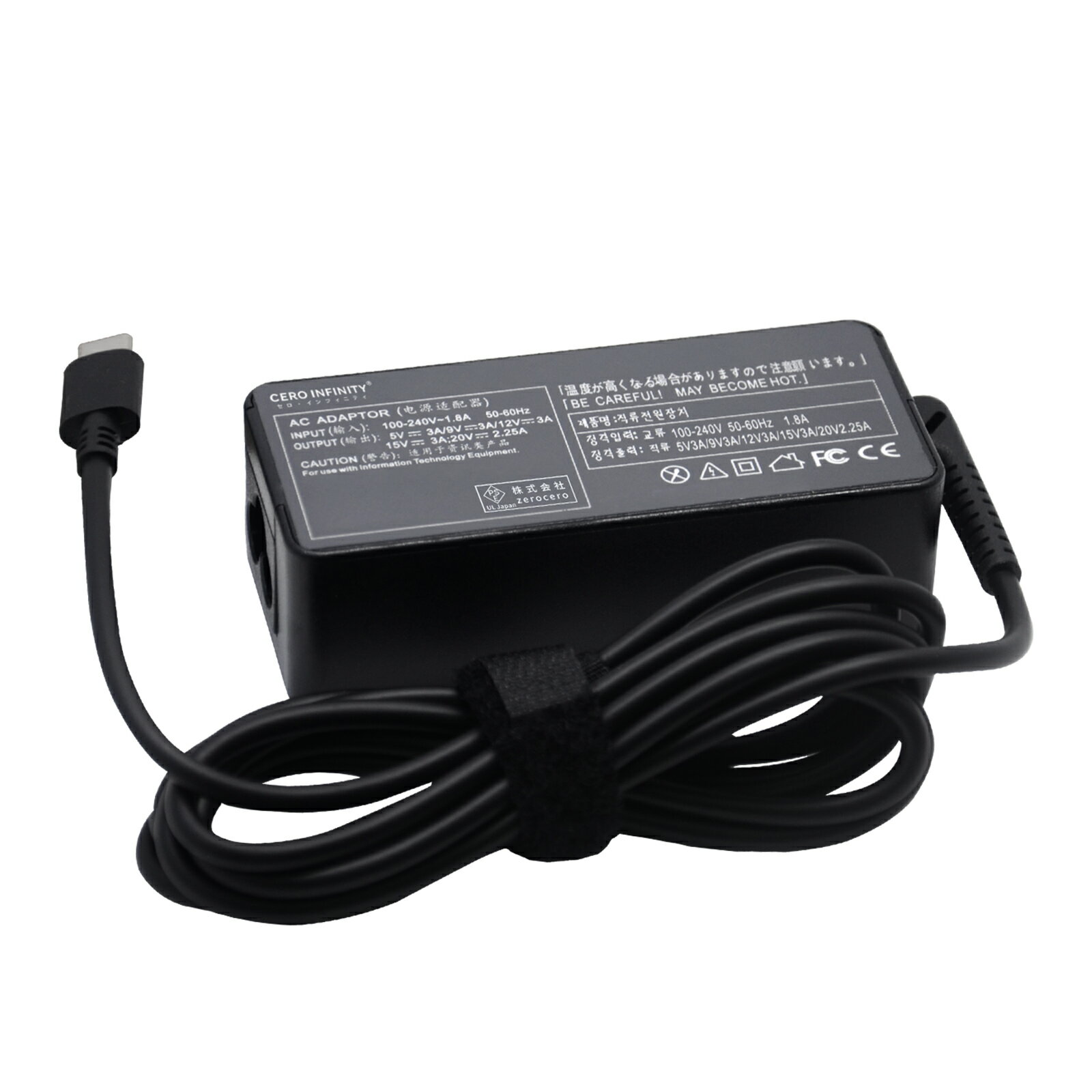 【期間限定 10倍】新品 DELL Latitude 7200 互換電源アダプター 45W 対応用 充電器 20V 2.25A 交換電源アダプタ PSE認証 YKG 2025KG-ZEJP