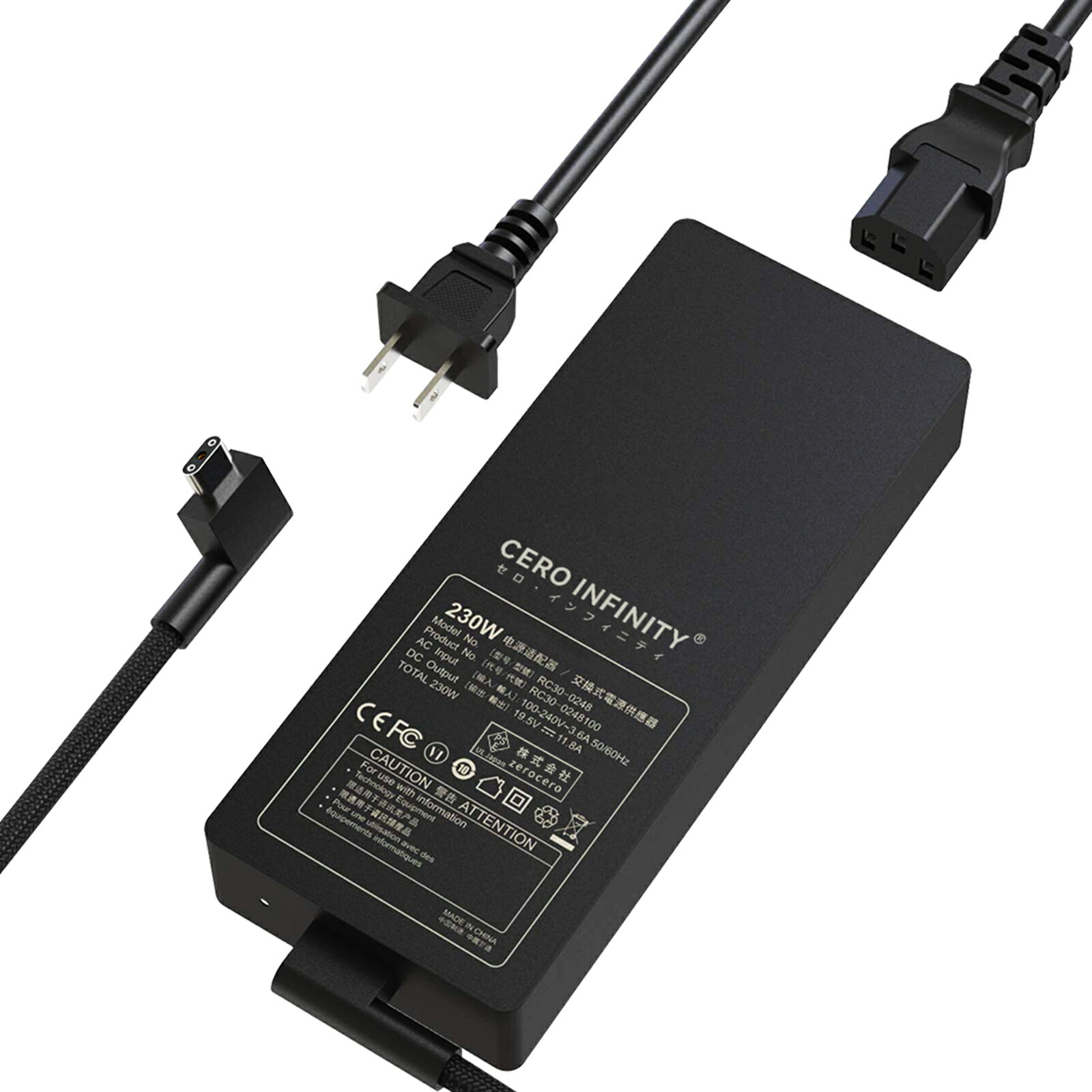 【期間限定 5倍】新品 Razer Blade 15 Base Model 2019 互換電源アダプター 230W 対応用 充電器 19.5V ..