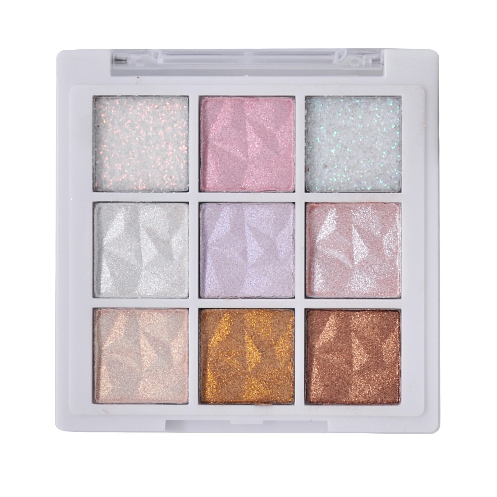 【P10倍&550円OFF】新品 9色 雪の結晶 9色アイシャドウ アイシャドウ パレット アイパレット アイシャドーコスメ アイメイク グリッター メイクパレ...