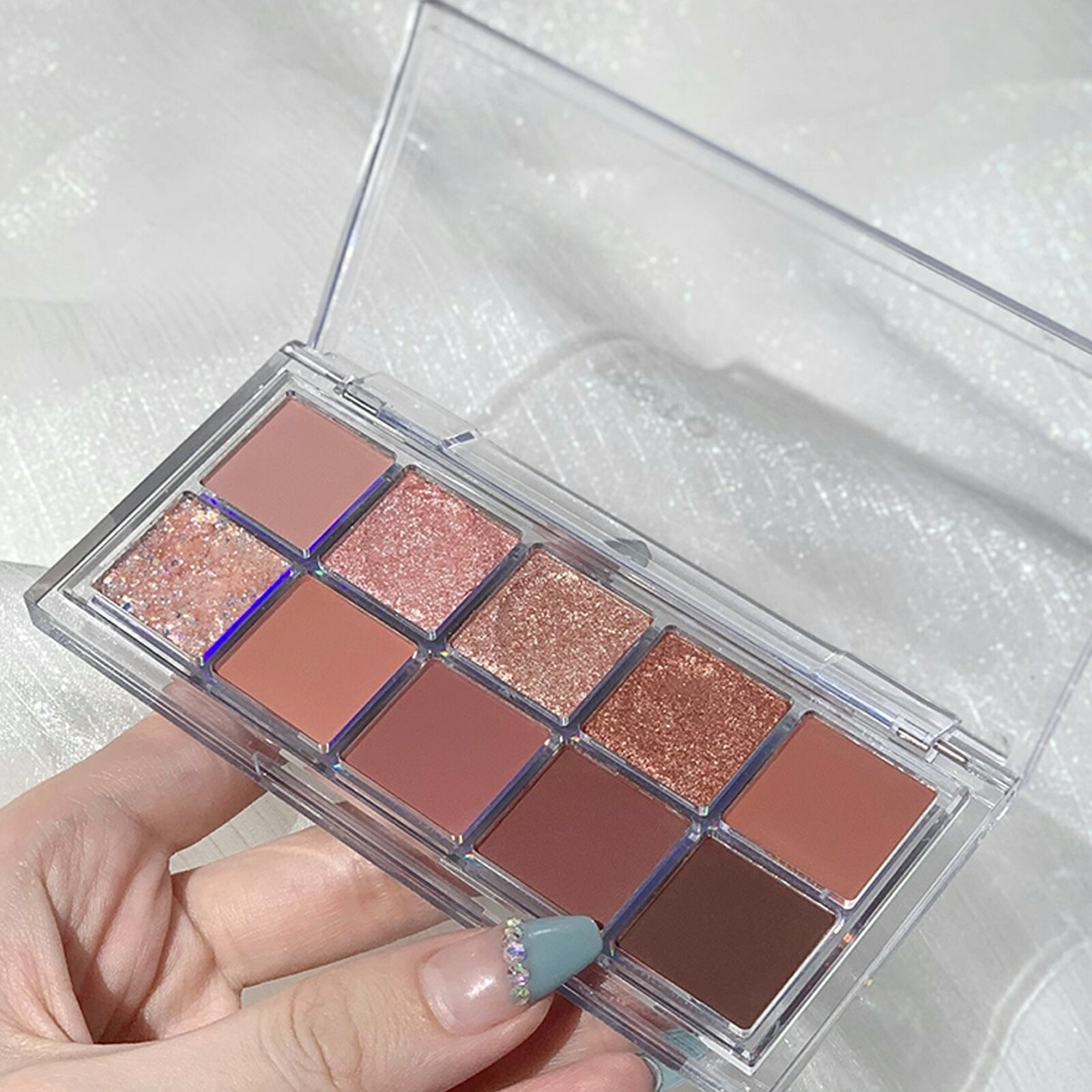 【P10倍&335円OFF】新品 10色 ROTO, 087, 04# ローズバッド(?瑰花蕾) アイシャドウ パレット アイパレット アイシャドーコスメ アイ...