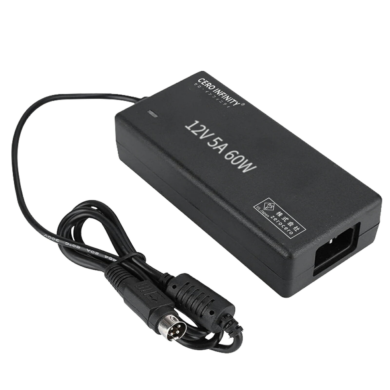 【期間限定 10倍】新品 GEN Multi-brand 60W 12V 5A 4-pin power supply 互換電源アダプター 60W 対応用 充電器 12V 60Wh 交換電源アダプタ PSE認証 YKG 2025KG-ZEJP