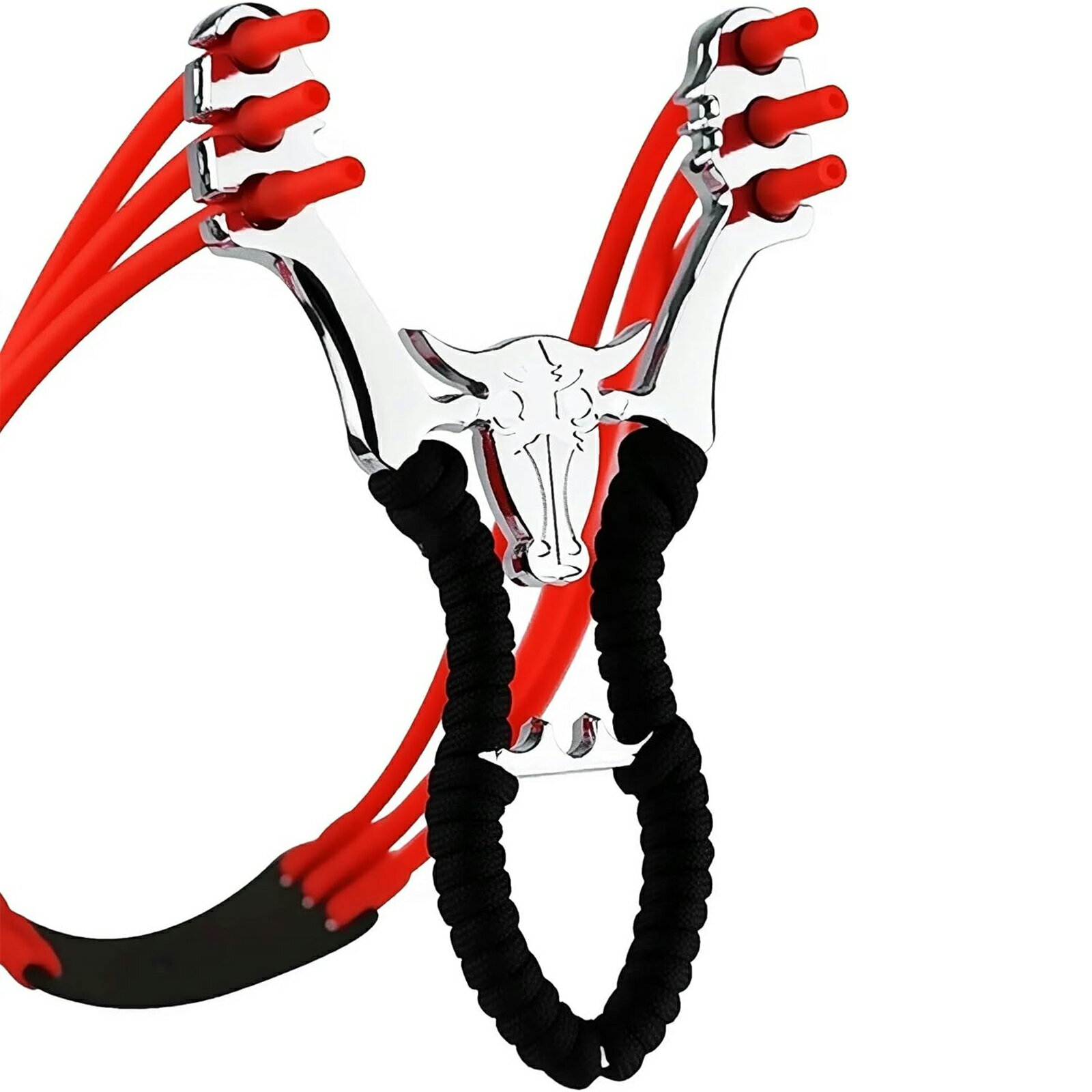 スリングショット 動物撃退器 害獣・害虫対策器 牛? 合金 ショット スリング ファルコン ゴムバンド 替..