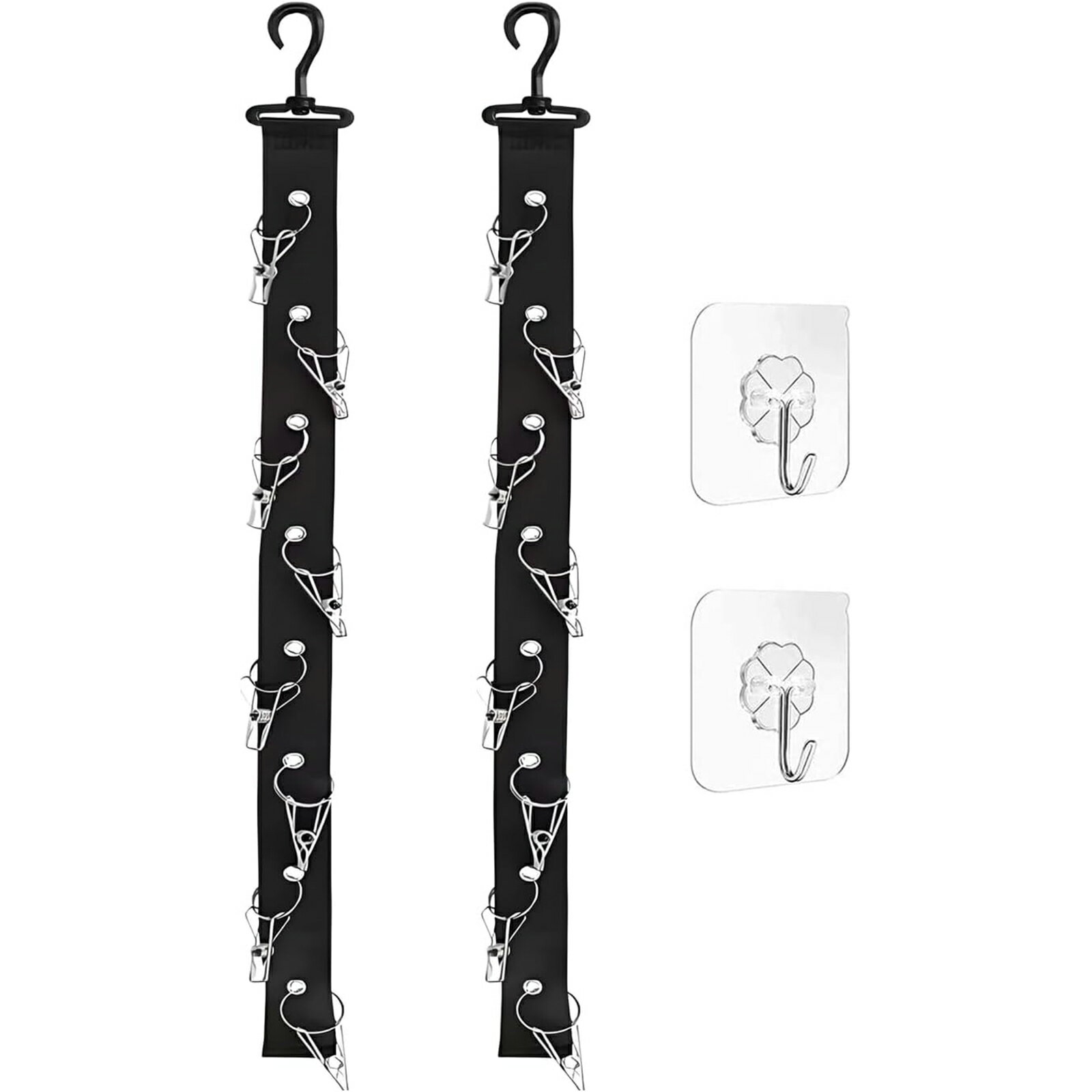 【期間限定 5倍】帽子掛け 帽子 収納 キャップラック 掛け 360°回転 クリップ 8 つ 吊り下げ収納 スペ..