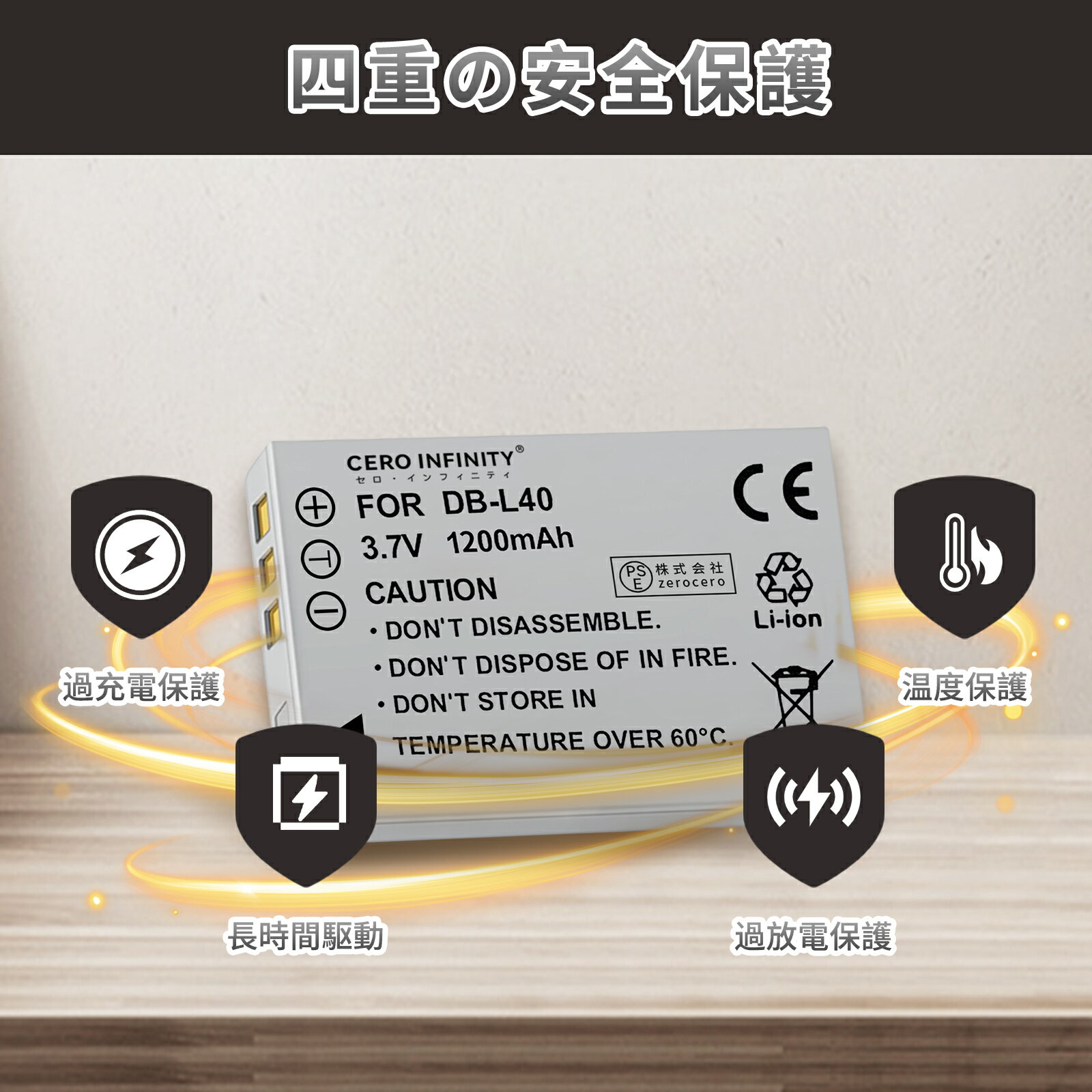 【期間限定 5倍】新品 SANYO HD800 互換バッテリー 【1200mAh 3.7V】 対応用 1年保...