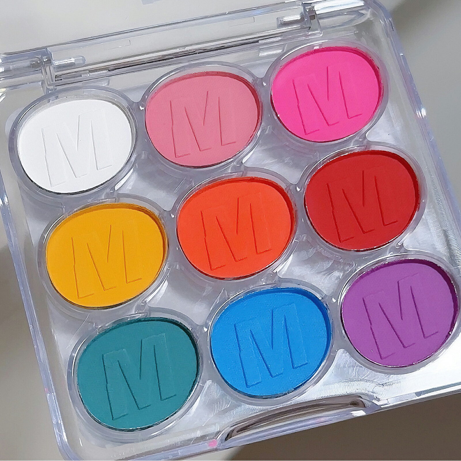 【期間限定 5倍】02#902# カラフルパーク スノーフレーク 9 色アイシャドウパレット グリッター 高発色高密着 防水防汗 日本国内倉庫発送 A