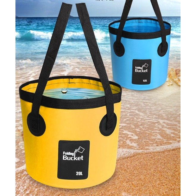 送料無料 折りたたみ バケツ 20L 6カラーから選べる 折り畳み バケツ 大容量 持ち運びに便利 ピクニック 収納 防水 アウトドア キャンプ 釣り 洗車通販格安セール情報 楽天 通販