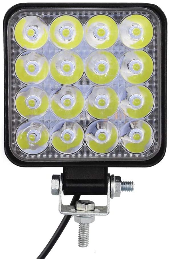 送料390円 led作業灯48W 12v 24V対応 防水IP67 光器 アウトドア 防災 停電 釣り キャンプ 駐車場用 バックライト船舶 路肩灯 軽トラ トラック