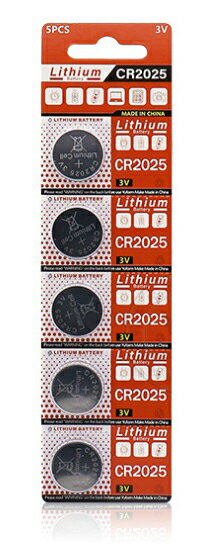 CR2025 ボタン電池 5個セット 電卓 時