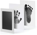 赤ちゃん 手形 足形 インク インクタッチなし スタンプ ペットにも 新生児 ベビー 0-6ヶ月 手が汚れない ベビーフレーム記念品 インク パッド